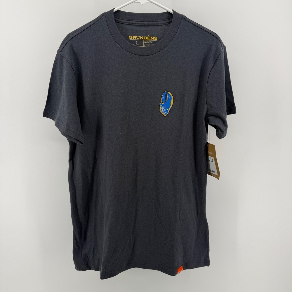 Grundens Support Local Lobstermen T-Shirt Mens Small Anchor Blue Lobster 50441